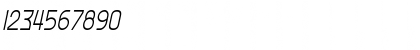 Ekela Round Light Condensed Italic Font