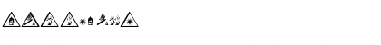 FontsVectorIso7010WarningSign Regular Font