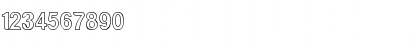 Genghis Khan Med Outline Regular Font