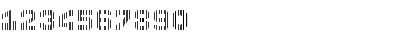 CMC7 Regular Font CMC7 Regular Font