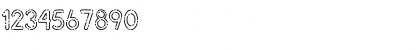 Hollow Space Regular Font Hollow Space Regular Font