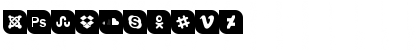 Icons Social Media 1 Regular Font