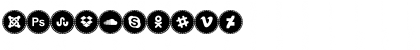 Icons Social Media 16 Regular Font Icons Social Media 16 Regular Font