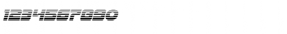 Laser Corps Gradient Italic Regular Font
