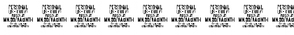 Nacinth PERSONAL USE Thin Font