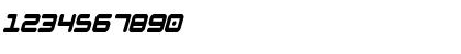 NGC 292 Condensed Italic Regular Font