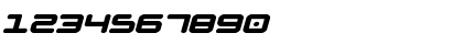 NGC 292 Expanded Italic Regular Font