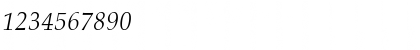 Palatino-Light LightItalic Font
