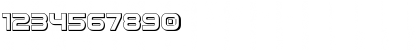 Omega Flight 3D Regular Font Omega Flight 3D Regular Font