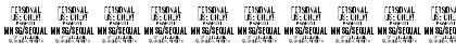 Sequal Bold PERSONAL USE Regular Font