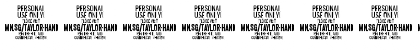 Taylor Hand Italic PERSONAL USE Regular Font