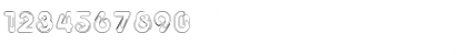 Paper Clip Outline Regular Font