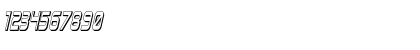Blizzard Shaft 3D Semi-Italic Regular Font