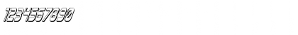 Blizzard Shaft 3D Super-Italic Regular Font