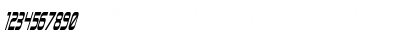 Blizzard Shaft Condensed Ital Regular Font