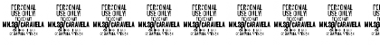 Caravela PERSONAL USE ONLY Regular Font
