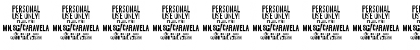 Caravela Swash PERSONAL USE Regular Font