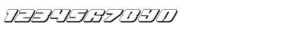 Capricus 3D Italic Italic Font