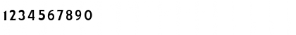 Russell-ORBNumbers Regular Font Russell-ORBNumbers Regular Font