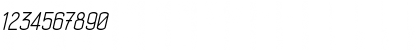 ConcursoModerne BTN Lt Oblique Font ConcursoModerne BTN Lt Oblique Font