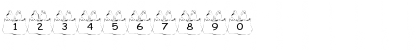 pf_birds on clothes line Regular Font