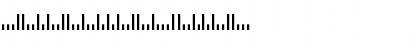 PostnetBars Regular Font PostnetBars Regular Font