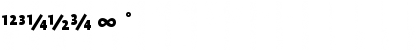 Profile Black Font