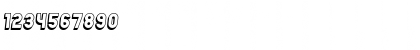 Chicago Flat 3D Italic Font Chicago Flat 3D Italic Font