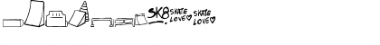 skatelove Regular Font skatelove Regular Font