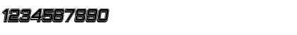 Closeness Outline Filled Italic Font