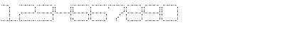 Spot Matrix Regular Font