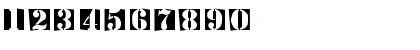 StencilBricksRandom Regular Font