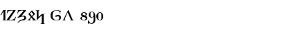 ThebGL Normal Font ThebGL Normal Font