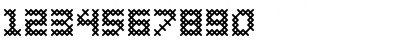 Cross Stitch Coarse Regular Font