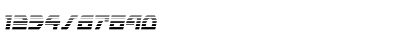 Command Override Gradient Italic Italic Font
