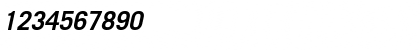 TradeGothic BoldItalic Font