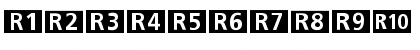 TransitLinie-R Regular Font