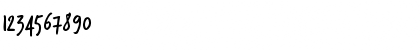 TrashHand Regular Font