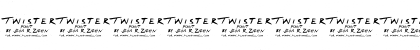 Twister Regular Font Twister Regular Font