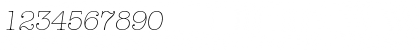 TypewriterSerial-Xlight Italic Font TypewriterSerial-Xlight Italic Font