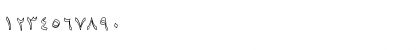 B Baran Outline Regular Font B Baran Outline Regular Font