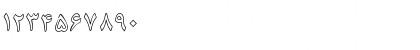 B Nazanin Outline Regular Font