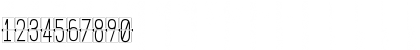 FLIPclockWhite Regular Font FLIPclockWhite Regular Font