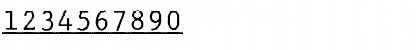 JMH Typewriter mono Under Regular Font
