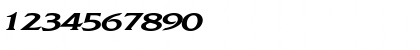 FrancoExtended BoldItalic Font FrancoExtended BoldItalic Font