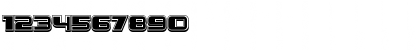 Leprosy 3D Filled Regular Font