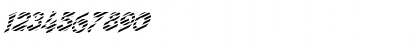 FZ JAZZY 11 STRIPED ITALIC Normal Font FZ JAZZY 11 STRIPED ITALIC Normal Font