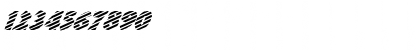 FZ JAZZY 24 STRIPED ITALIC Normal Font FZ JAZZY 24 STRIPED ITALIC Normal Font