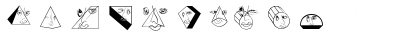 GeometricFaces Regular Font