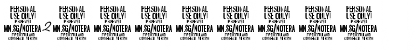 Notera 2 PERSONAL USE ONLY Light Font